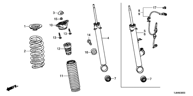 2021 Acura RDX  BOLT, FLANGE (8X35) Diagram for 90123TJBA00
