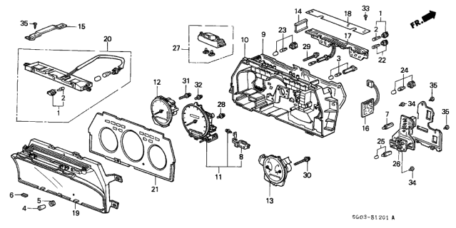 1990 Acura Legend  Screw-Washer (3X13) (Northland Silver) Diagram for 90132SD2003