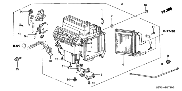 2006 Acura MDX  Holder, Rod Diagram for 79195S84A01