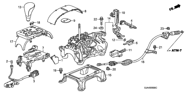 2005 Acura RL  Bolt-Washer (6X45) Diagram for 934050604508