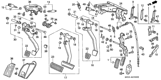 1993 Acura Legend  Pin, Split (2.5X22) Diagram for 9420125220