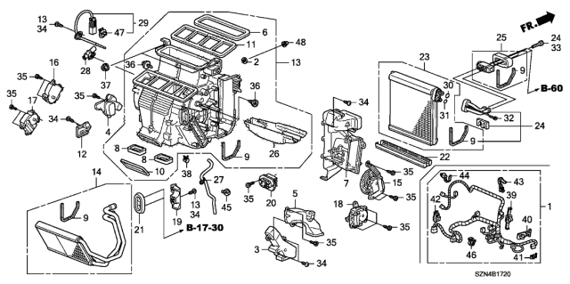 2013 Acura ZDX  Screw, Tapping (4X16) Diagram for 90127S84003