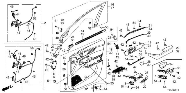 2022 Acura MDX  SCREW, TAPPING (4X12) Diagram for 90132THR000