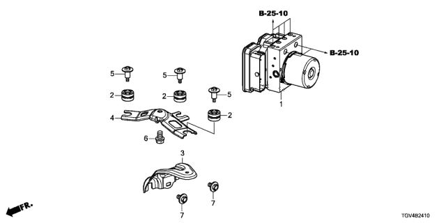 2021 Acura TLX BOLT-WASHER (10X18) Diagram for 90110TRTA00