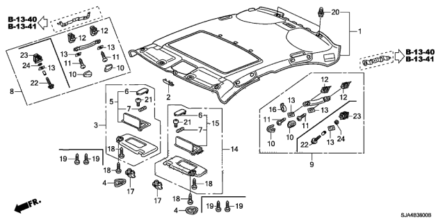 2009 Acura RL Bulb, Lamp (12V 2.0W) Diagram for 83238SHJX01