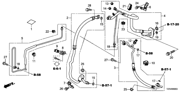 2019 Acura MDX CAP, VALVE (H) Diagram for 80865TG7A01