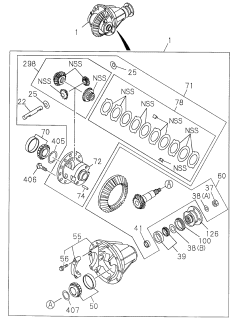 1999 Acura SLX  Bolt Diagram for 8971616340