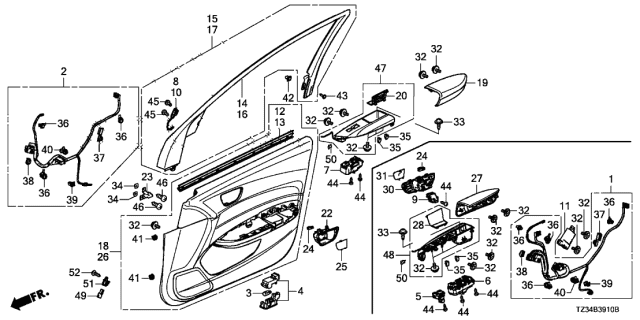 2019 Acura TLX Screw, Tapping (4X16) Diagram for 90137SH3000