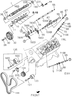 1996 Acura SLX  Oil Seal, Idler Diagram for 8943895931