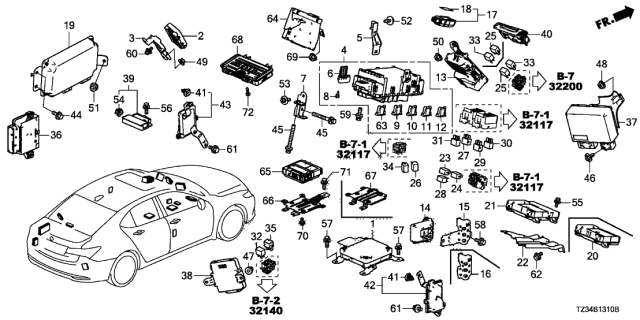 2020 Acura TLX  Bolt, Washer (6X18) (Mg-Form) Diagram for 91551TZ5A00