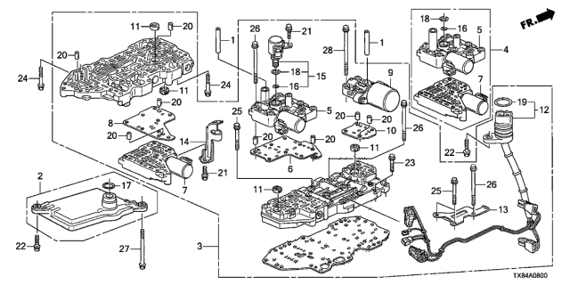 2013 Acura ILX Hybrid  Bolt, Flange (6X35) Diagram for 957010603507
