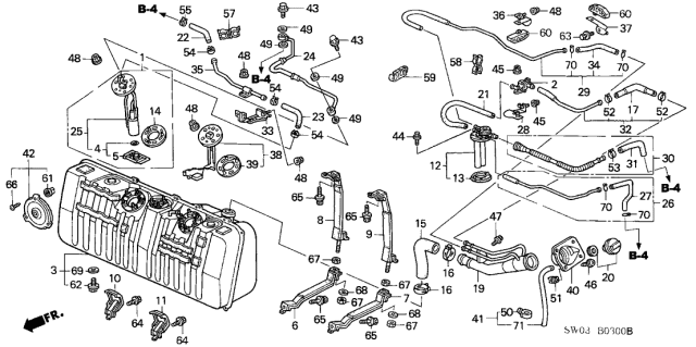 2001 Acura NSX Cap, Fuel Filler (Toyoda) Diagram for 17670S5AA32