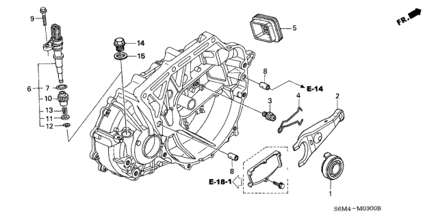 2003 Acura RSX Washer Diagram for 78416S2R003
