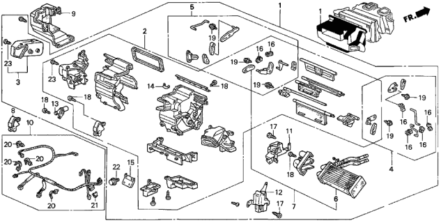 1998 Acura TL Aspirator Diagram for 79170SW5A01
