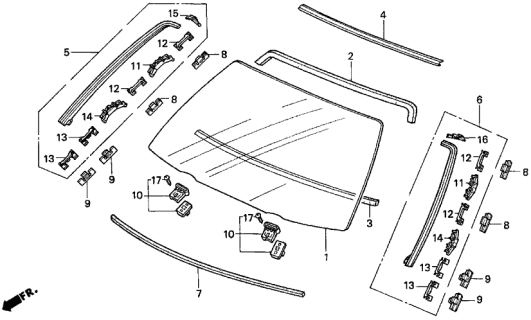 1998 Acura CL Screw, Tapping (4X12) Diagram for 93903243G0