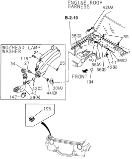 1996 Acura SLX  Tank Assembly Washer Diagram for 8978075104