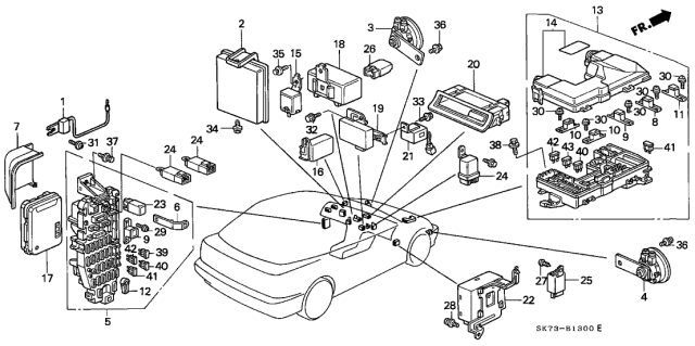 1993 Acura Integra  Bolt, Recessed (6X12) Diagram for 92301060120A