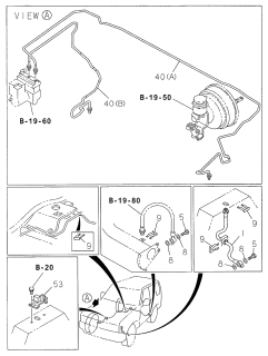 1998 Acura SLX  Hose Flex, Front Brake Diagram for 8971027571