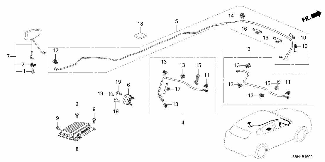 Acura 39156-3BH-A01 SUB-FEEDER