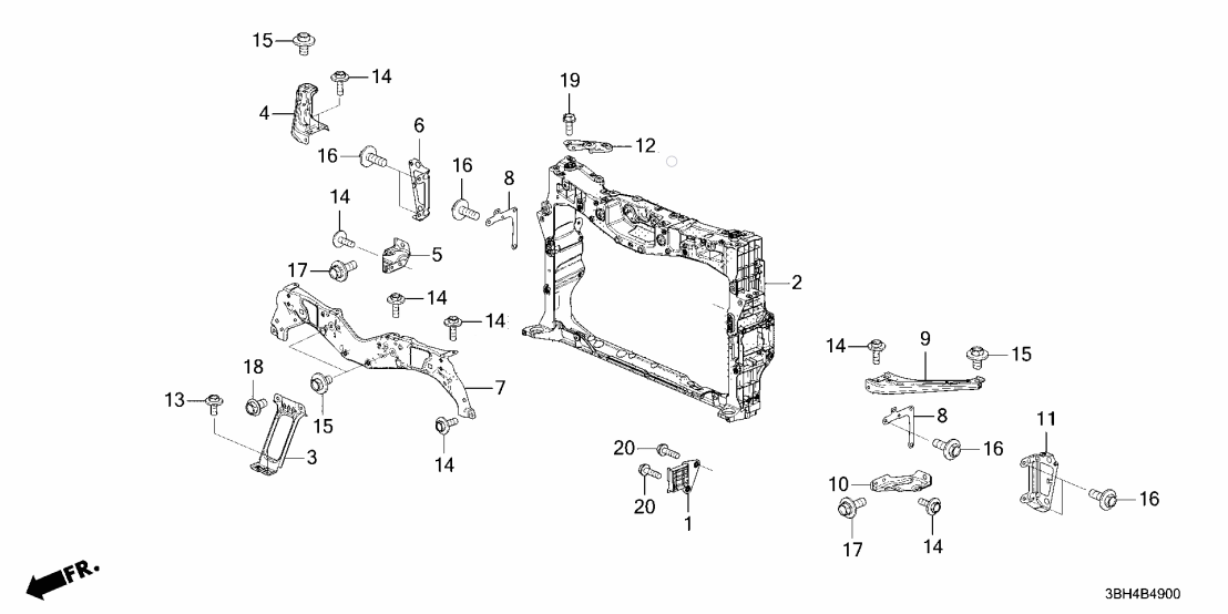 Acura 71418-3BH-A00 PATCH, FR. BULKHEAD