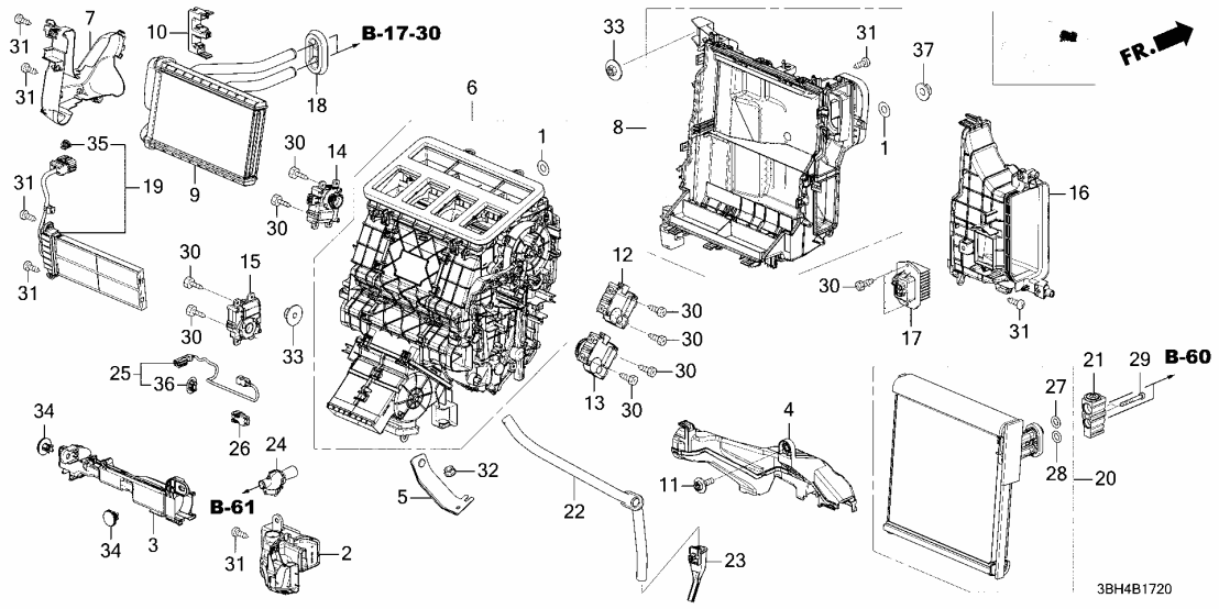 Acura 79190-T24-P81 MOTOR ASSY., MODE