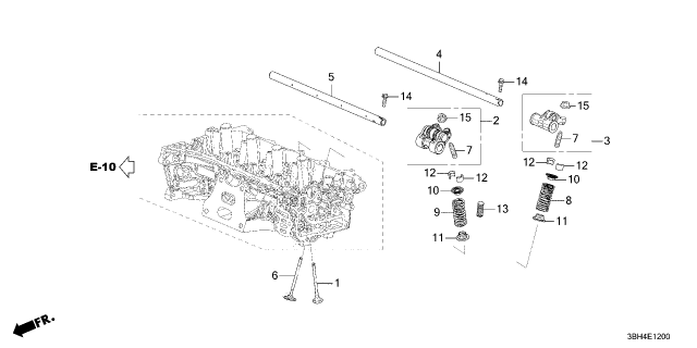 2025 Acura ADX SHAFT, IN. ROCKER Diagram for 1463159B000