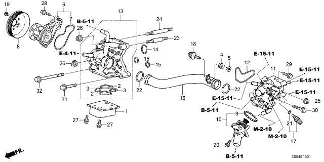 2024 Acura Integra O-RING, OIL COOLER Diagram for 15502RPYG01