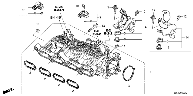 2023 Acura Integra GSKT, THROTTLE BODY Diagram for 171075AA004