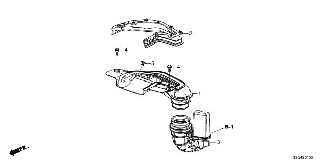 2023 Acura Integra TUBE ASSY., AIR IN Diagram for 1725664AA00