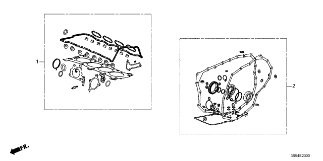 2025 Acura Integra GASKET KIT, CYL HD Diagram for 061106A0A01