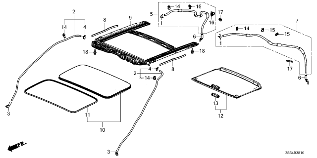 2026 Acura Integra SUNSHADE *NH802L* Diagram for 70600TEKM11ZE