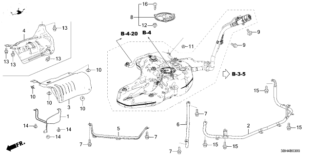 2025 Acura ADX PIPE, RR Diagram for 17522TLAA00