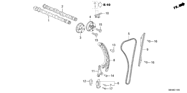 2025 Acura ADX ACTR, VTC IN. (46T) Diagram for 1431059B004