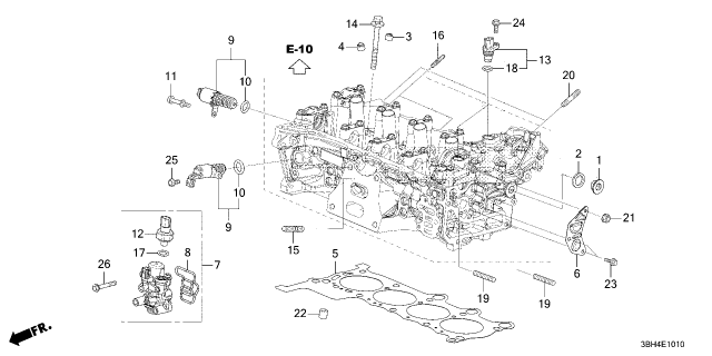 2025 Acura ADX VALVE ASSY., SPOOL Diagram for 158106A0A01