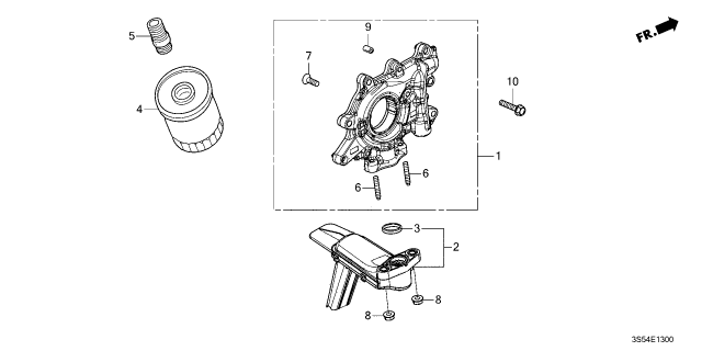 2025 Acura Integra GASKET, OIL STRAINER Diagram for 152215R0005