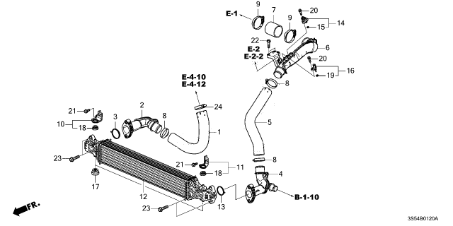 2025 Acura Integra PIPE Diagram for 1729164AA00