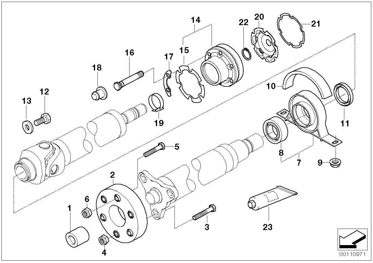 BMW 26-11-7-500-372 Balance Weight