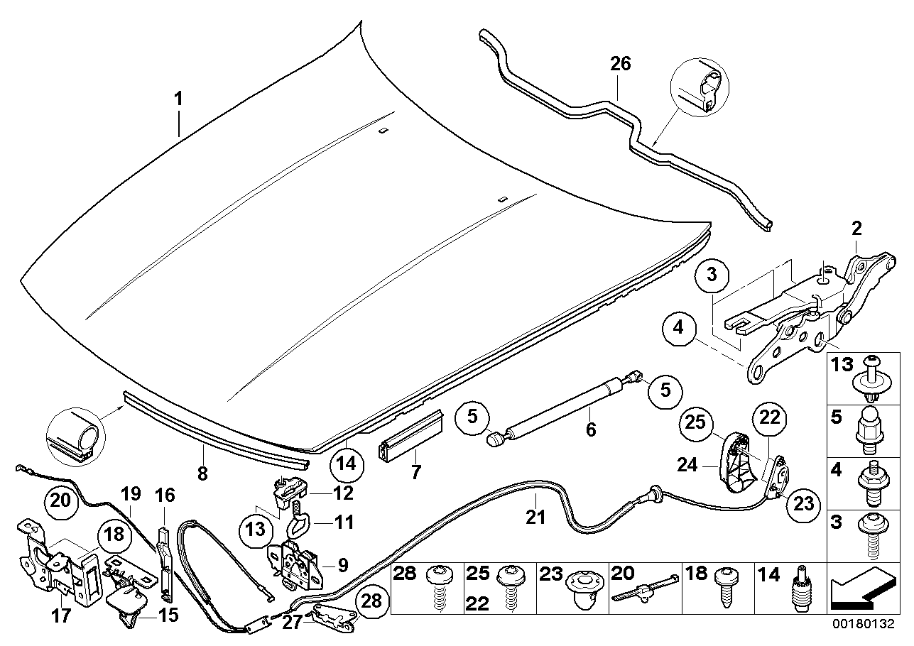 BMW 41-61-7-029-360 Earth Pin