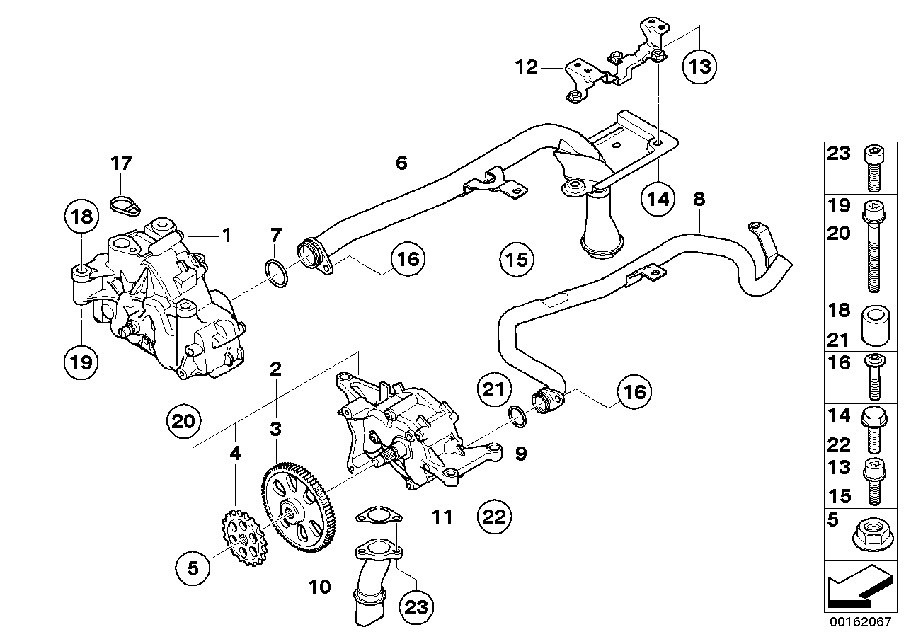BMW 07-12-9-905-602 Isa Screw With Washer
