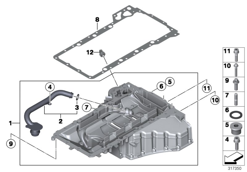 BMW 07-12-9-904-366 Screw Torx Drive