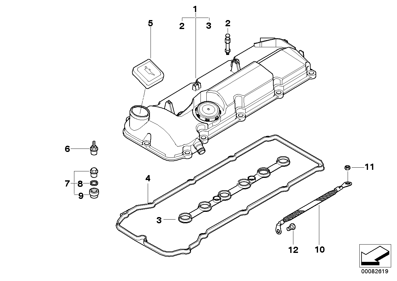 BMW 13-53-7-515-327 Adapter Screw