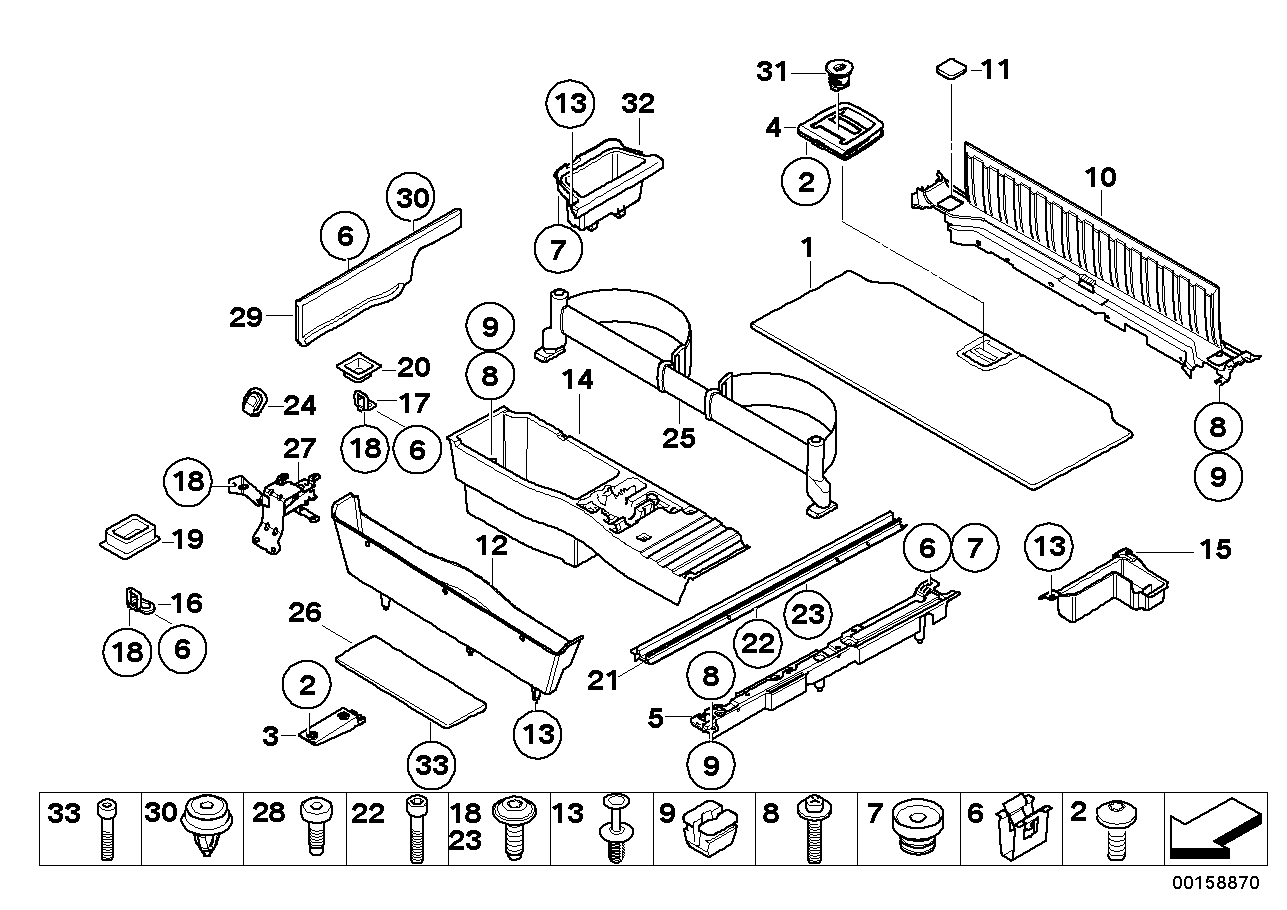 BMW 07-14-9-114-959 Fillister Head Screw