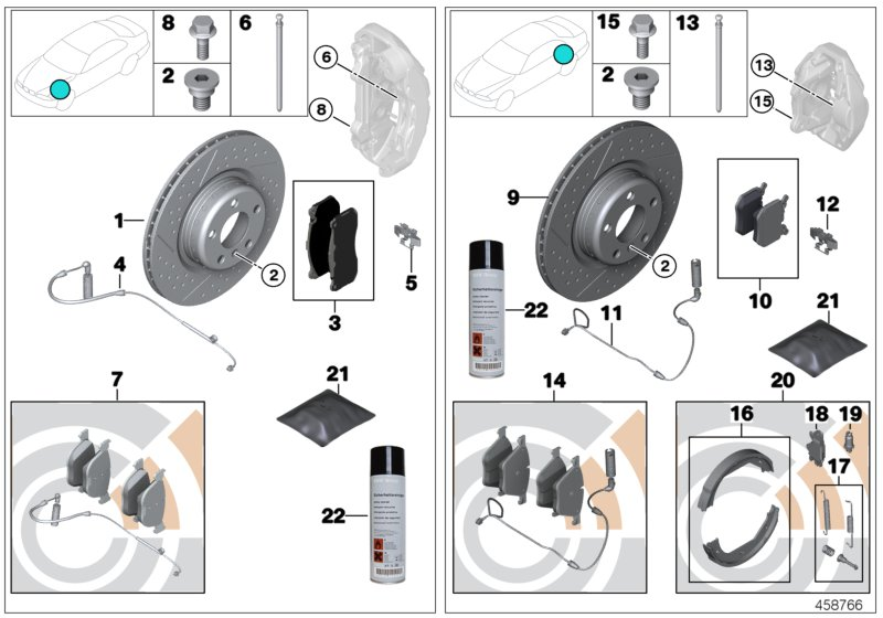 BMW 34-21-6-780-514 Guide Pin