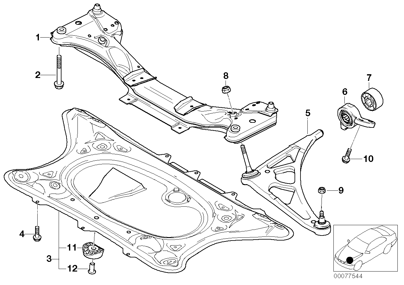 BMW 31-10-6-777-806 Self-Locking Collar Nut