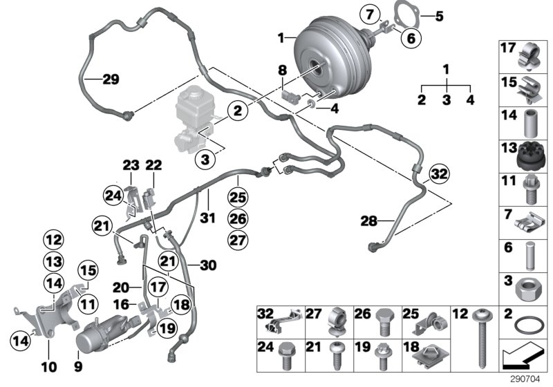BMW 51-21-1-167-094 Torx Screw