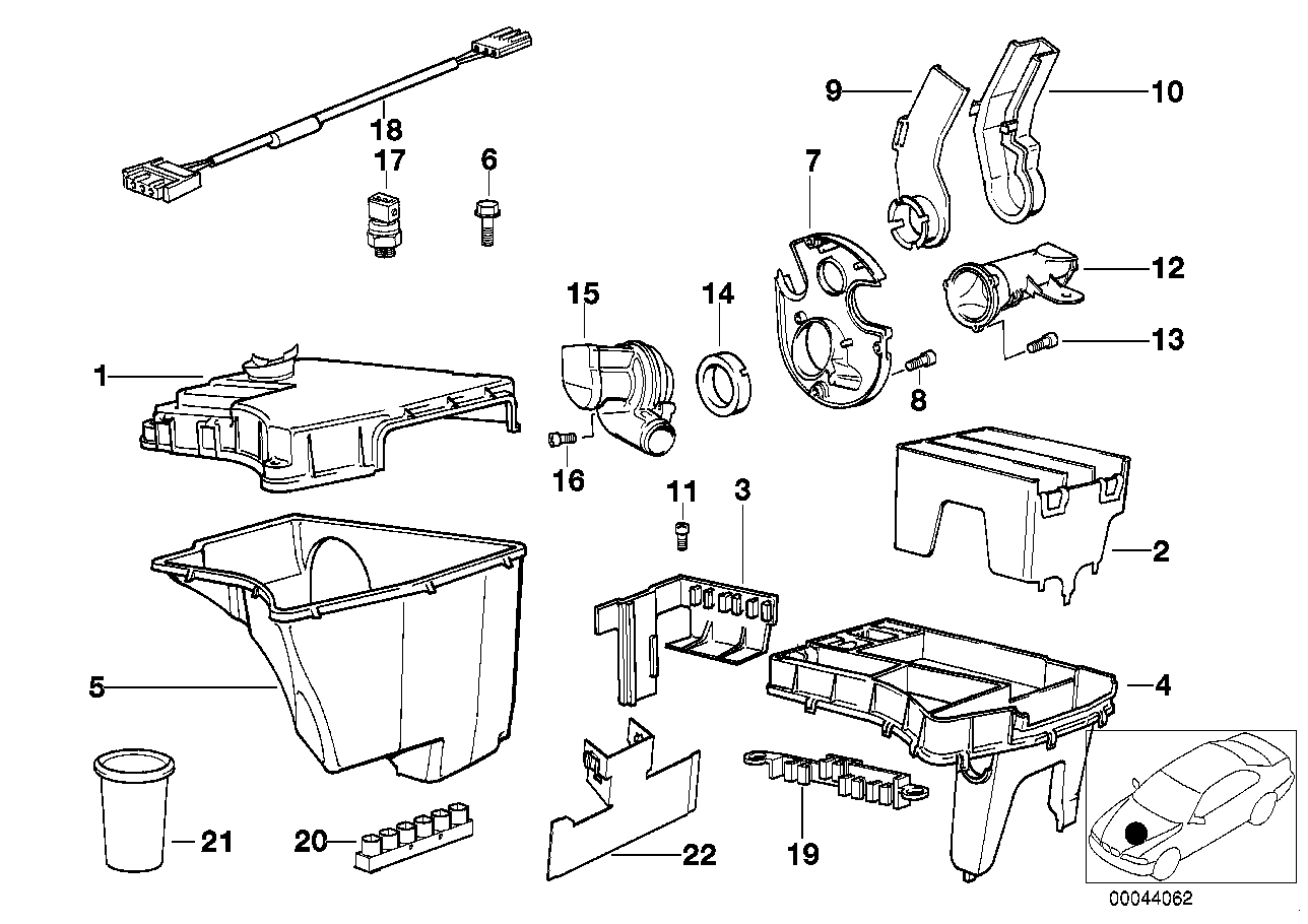 BMW 12-90-1-742-922 Carrier Relay