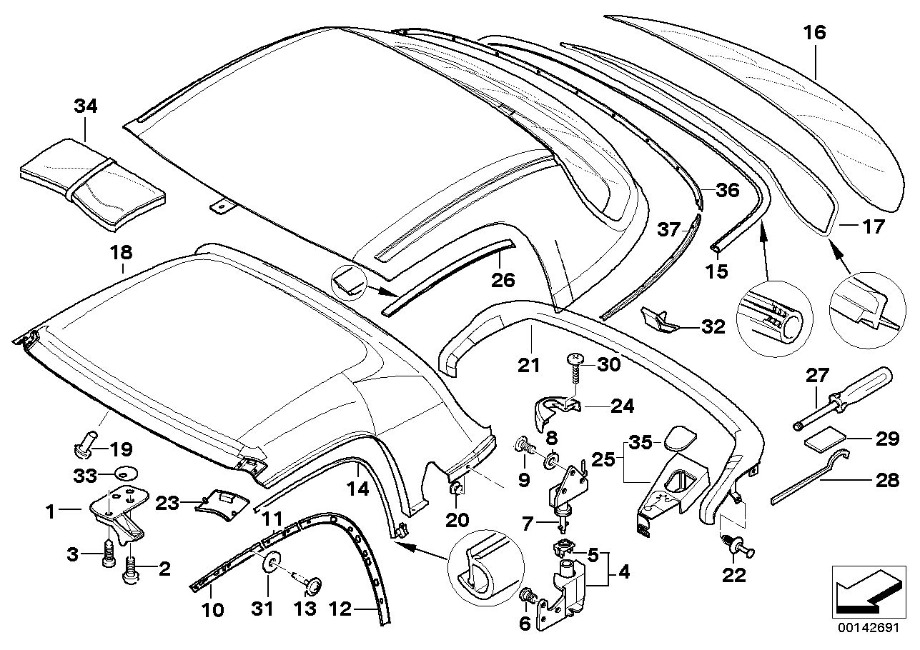 BMW 54-21-8-410-546 Washer