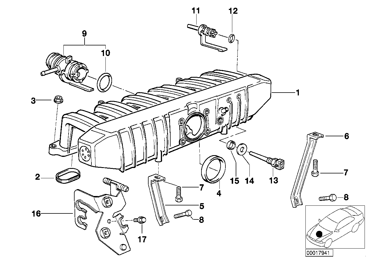 BMW 11-61-1-735-735 Gasket Ring