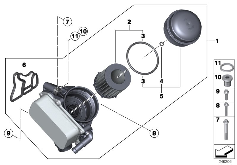 BMW 11-42-7-613-672 Asa-Bolt