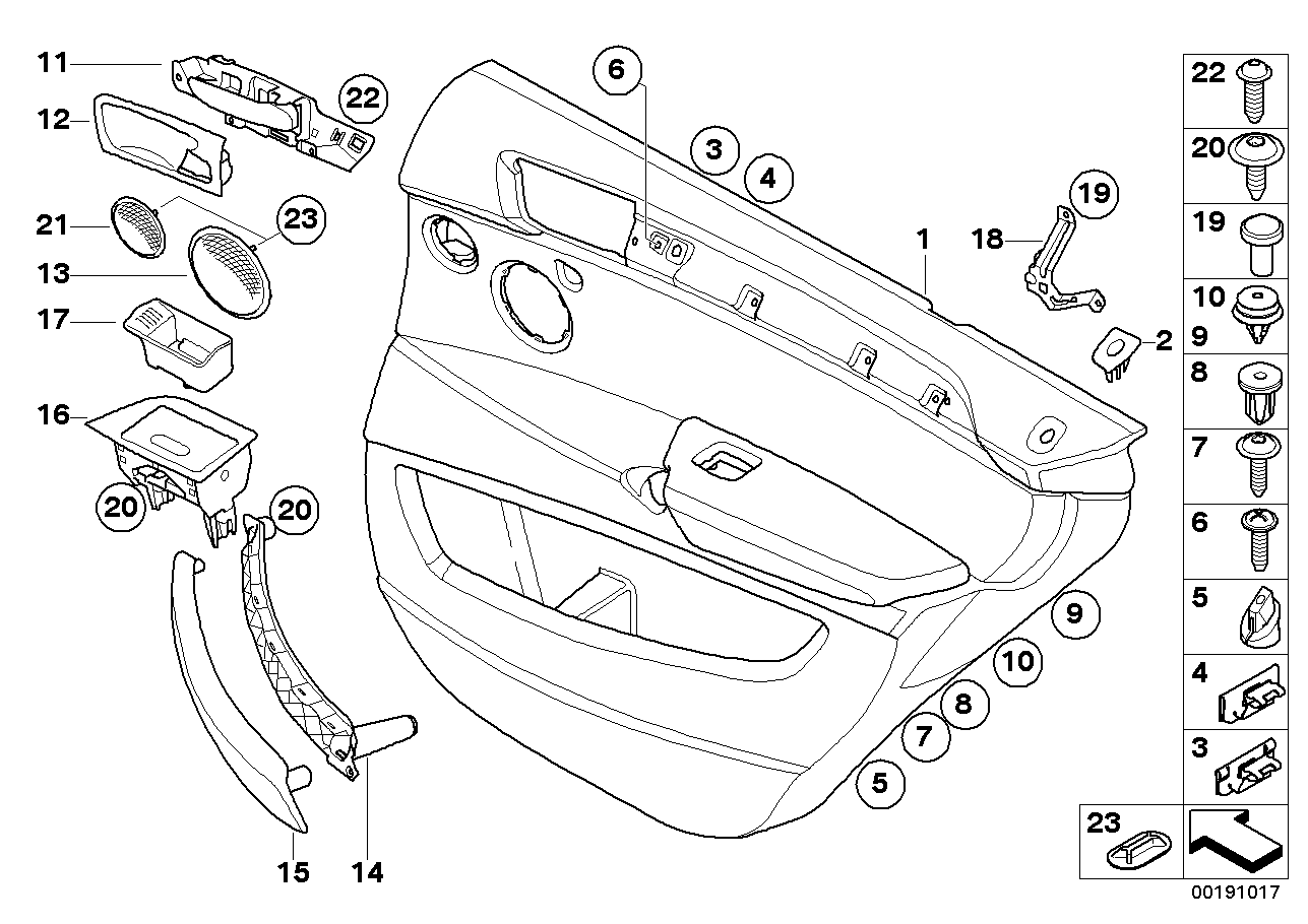 BMW 51-41-8-038-100 Loudspeaker Cover